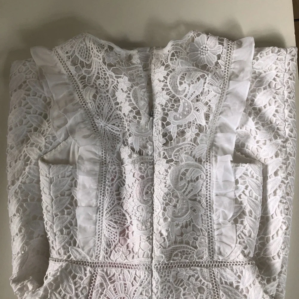 Lilly Pulitzer White Lace Mini Dress - Picture 2 of 6
